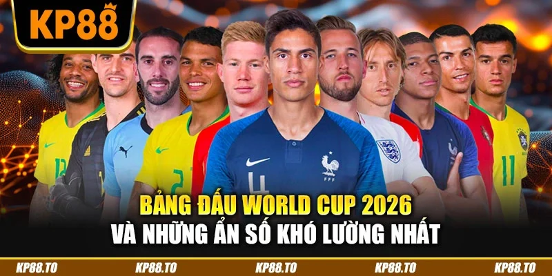 bảng đấu World Cup 2026